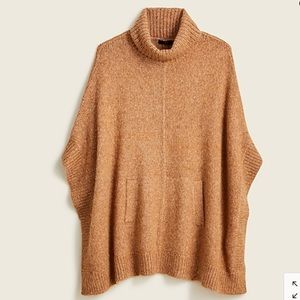 J.CREW cashmere turtleneck poncho